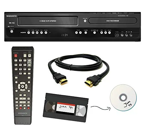 Magnavox VHS to DVD Recorder VCR Combo w/ Remote, HDMI Magnavox VHS to DVD Recorder VCR Combo w/ Remote, HDMI