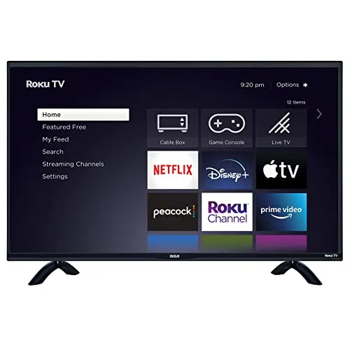 RCA 32-inch Flat Screen 720p Roku Smart LED TV - RTR3261, 2021 Model RCA 32-inch Flat Screen 720p Roku Smart LED TV - RTR3261, 2021 Model