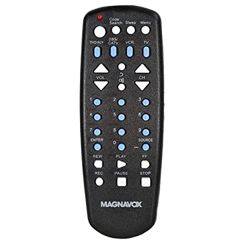 Magnavox MC345 4 in 1 Universal Remote Control | Control Up to 4 Devices with 1 Remote | Works with Most Major Brands | Works with TV, DVD, VCR and Satellite | Magnavox MC345 4 in 1 Universal Remote Control | Control Up to 4 Devices with 1 Remote | Works with Most Major Brands | Works with TV, DVD, VCR and Satellite |