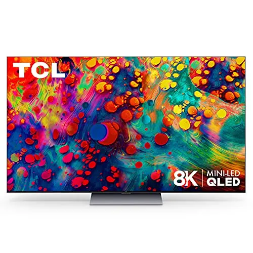 TCL 65-inch Class 6-Series 8K Mini-LED UHD QLED Dolby Vision HDR Smart Roku TV - 65R648, 2021 model TCL 65-inch Class 6-Series 8K Mini-LED UHD QLED Dolby Vision HDR Smart Roku TV - 65R648, 2021 model