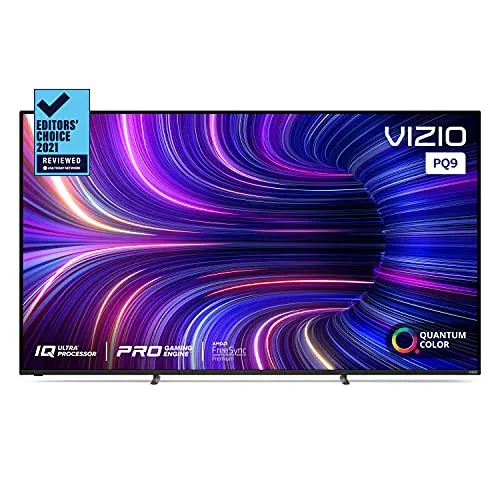 VIZIO 75-Inch P-Series Premium 4K UHD Quantum Color LED HDR Smart TV with Apple AirPlay 2 and Chromecast Built-in, Dolby Vision, HDMI 2.1, 4K 120Hz Gaming, Variable Refresh Rate, P75Q9-J01 VIZIO 75-Inch P-Series Premium 4K UHD Quantum Color LED HDR Smart TV with Apple AirPlay 2 and Chromecast Built-in, Dolby Vision, HDMI 2.1, 4K 120Hz Gaming, Variable Refresh Rate, P75Q9-J01