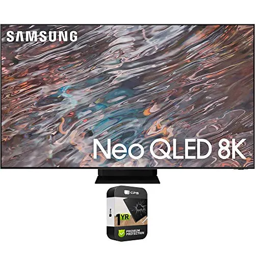 Samsung QN65QN800AFXZA 65 Inch Neo QLED 8K Smart TV 2021 Bundle with Premium 1 YR CPS Enhanced Protection Pack Samsung QN65QN800AFXZA 65 Inch Neo QLED 8K Smart TV 2021 Bundle with Premium 1 YR CPS Enhanced Protection Pack