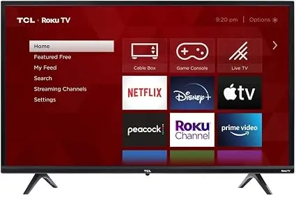 TCL 32-inch 3-Series 720p Roku Smart TV - 32S335 Available On Amazon.com