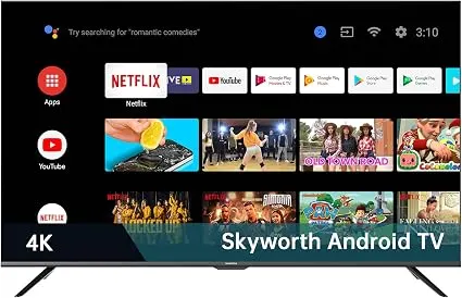 Skyworth S6G pro 55-inch 4K UHD Android Smart LCD TV Available On Amazon.com