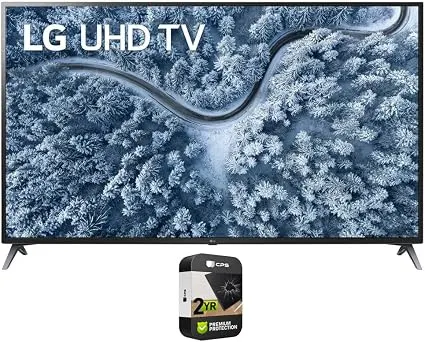 LG 70UP7070PUE 70 Inch LED 4K UHD Smart webOS TV 2021 Model Bundle with Premium 2 Year Extended Protection Plan Available On Amazon.com