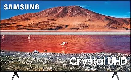 SAMSUNG 60-inch Class Crystal UHD TU7000 Series - 4K UHD HDR Smart TV UN60TU7000FXZA Available On Amazon.com