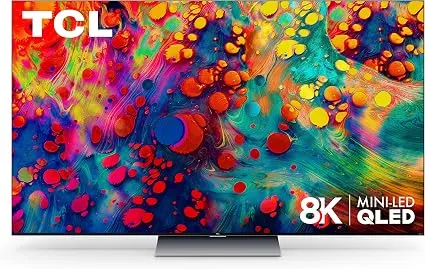 TCL 65-inch Class 6-Series 8K Mini-LED UHD QLED Dolby Vision HDR Smart Roku TV Available On Amazon.com